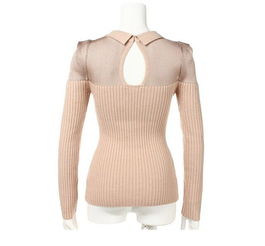 鏤空長袖小翻領打底衫與電纜經(jīng)營的跨界思路 批發(fā)市場的創(chuàng)新機遇